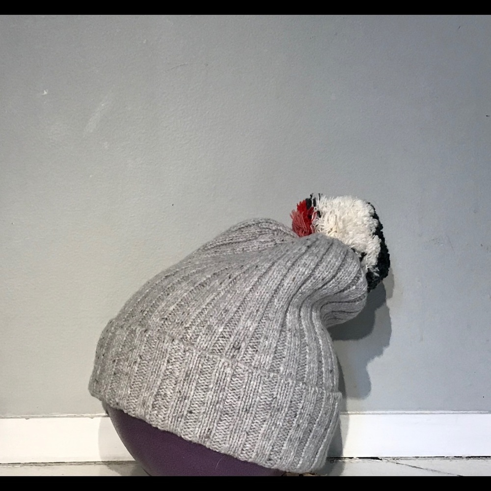 Madewell Rainbow Pom-Pom Beanie